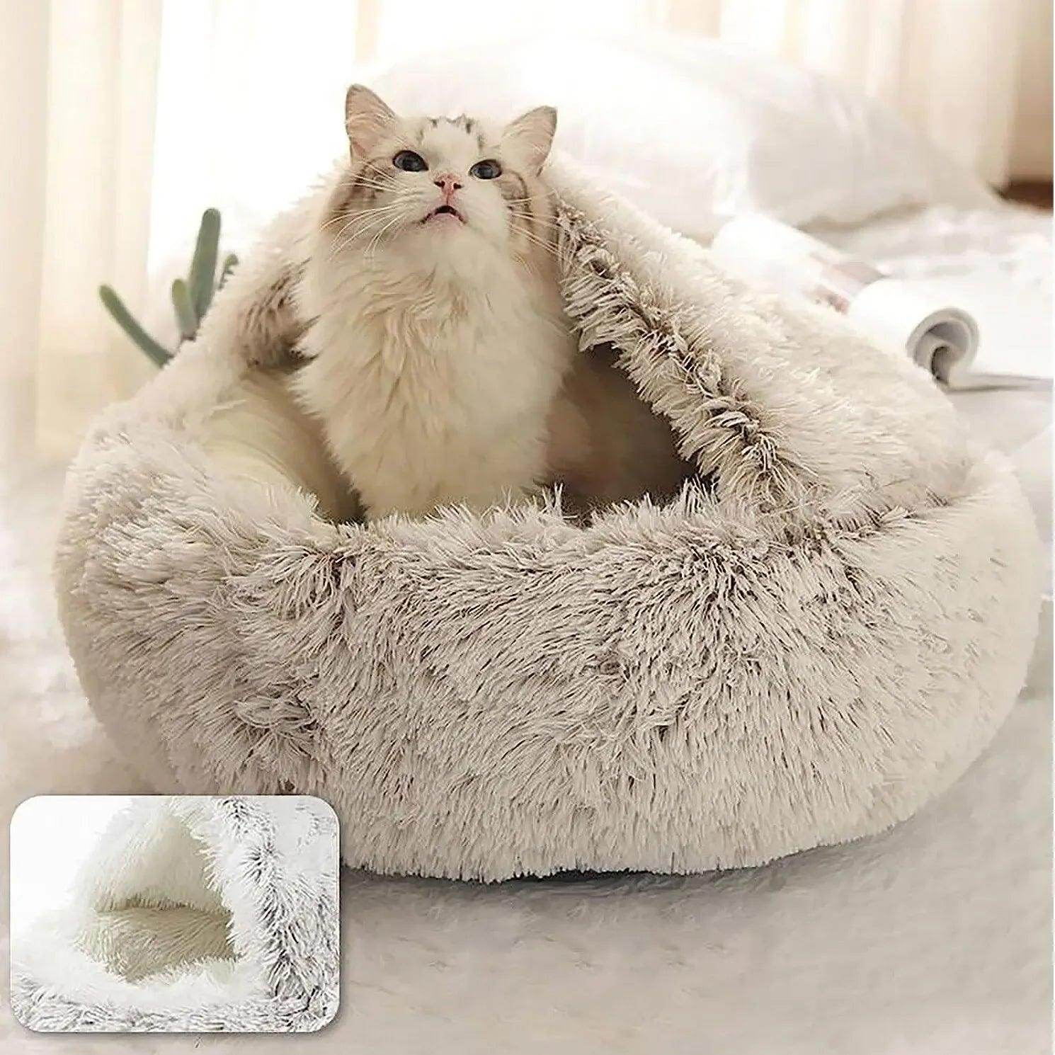 Soft Plush 2-in-1 Pet Bed - My Store