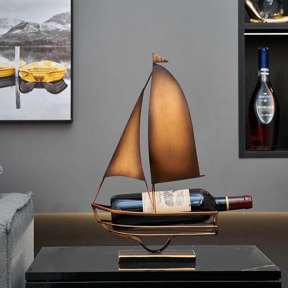 Retro Smooth Sailing Wine Rack - My Store