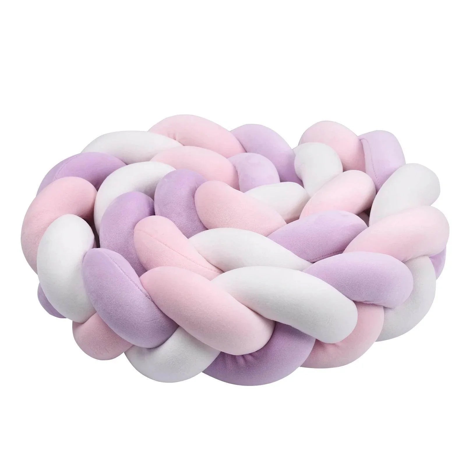 Baby Bumper Bed Braid Knot Pillow - My Store