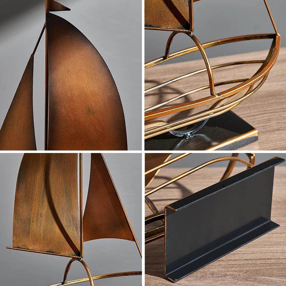 Retro Smooth Sailing Wine Rack - My Store