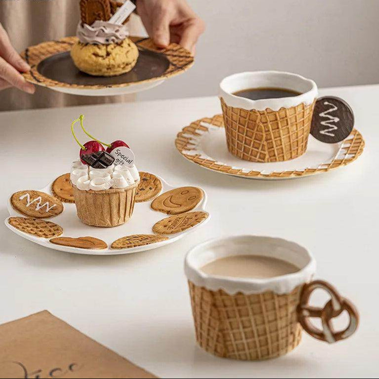 Creative Ceramic Cookie Water Cup - My Store