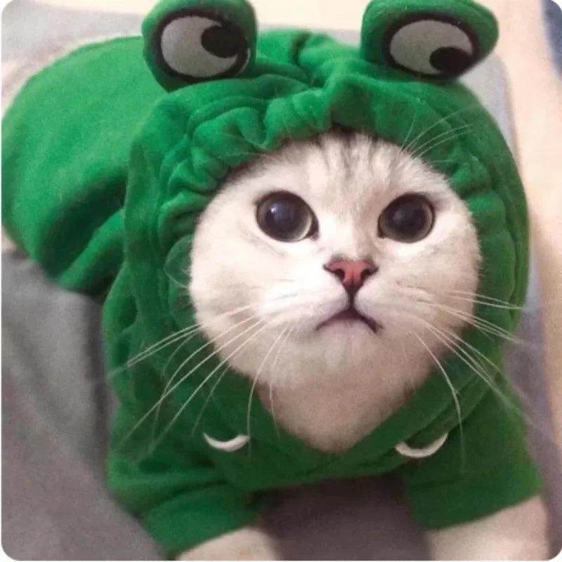 Frog Shaped Cat & Dog Hoodie - My Store