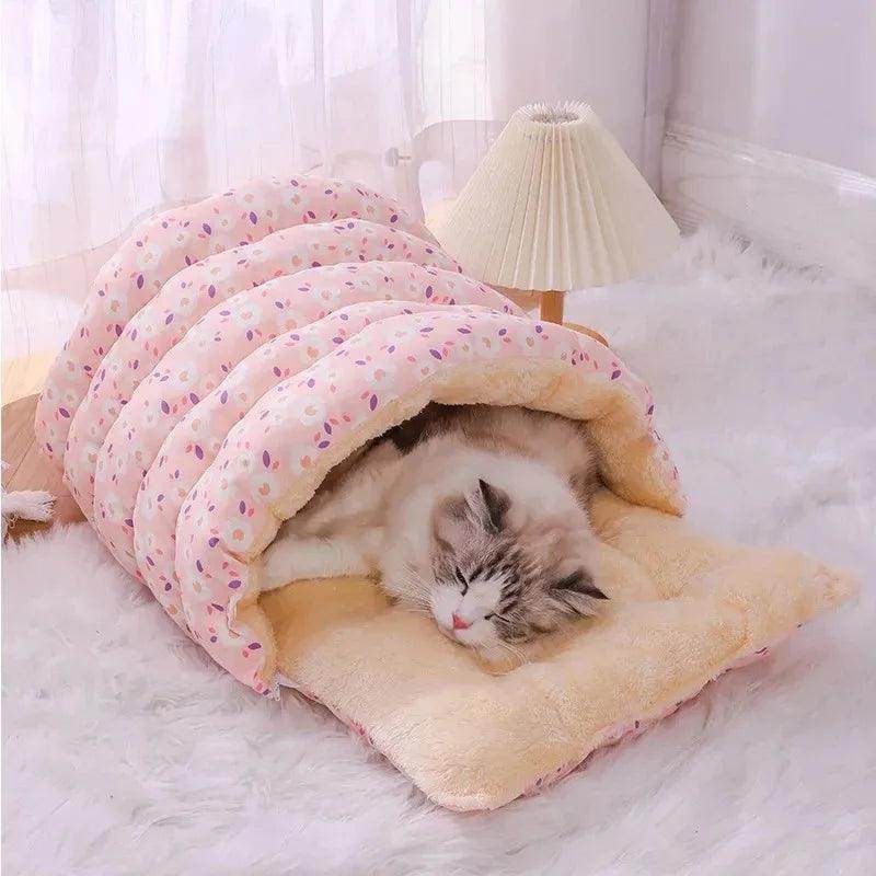 Warm Winter Pet Bed for Cats and Puppies - My Store