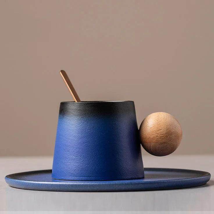 Light Luxury Ceramic Coffee Cup and Saucer Set - My Store