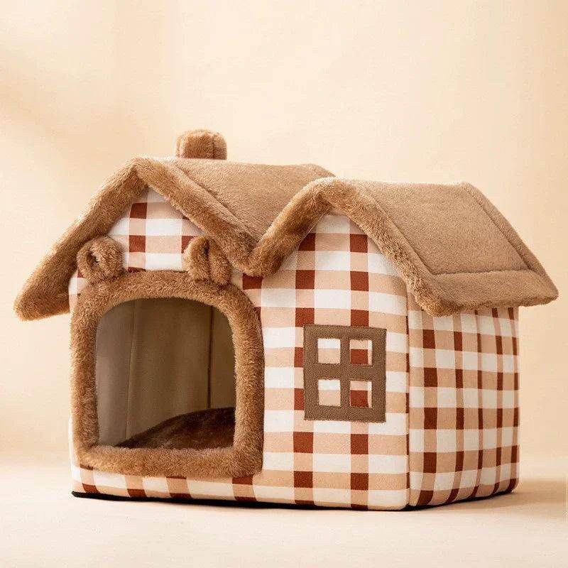 Foldable Luxury Pet House with Detachable Mat - My Store