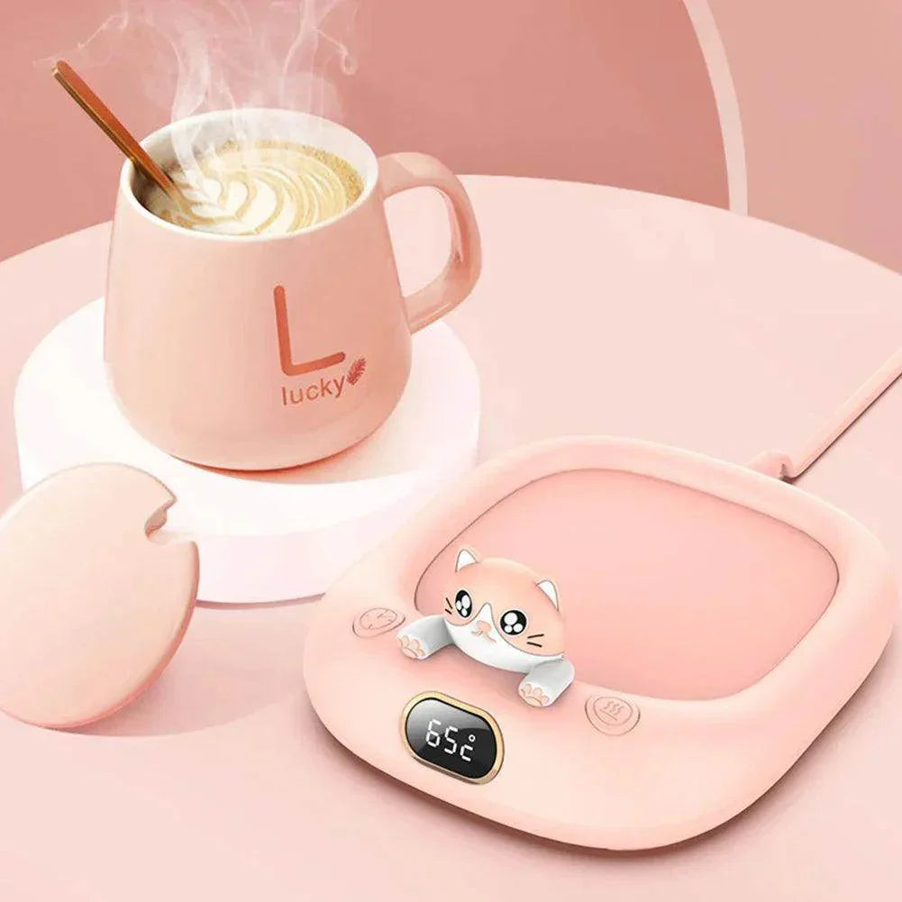 Mini Cat-Shaped Smart Cup Warmer - My Store