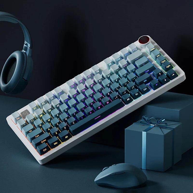 135 Keys Gradient Green Shine Through Keycaps - My Store