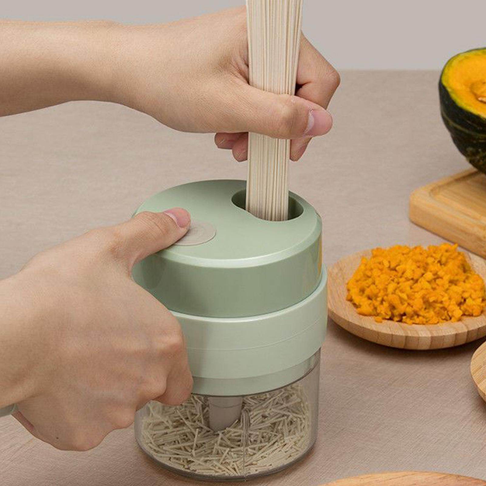 USB 4-in-1 Handheld Rechargeable Vegetable Chopping Machine - My Store