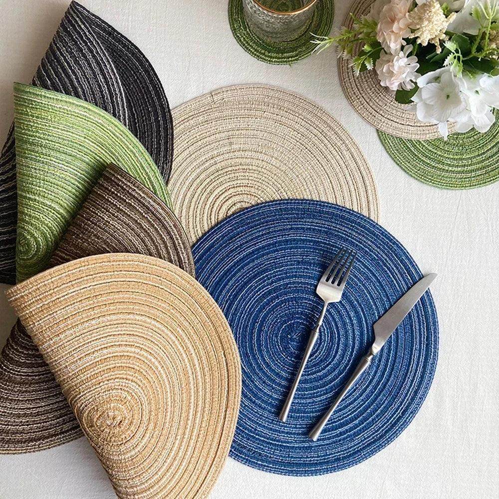 Round Woven Ramie Placemat - My Store