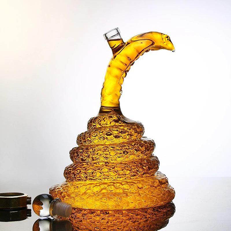 Snake-Shaped 500ml Whiskey Decanter - My Store