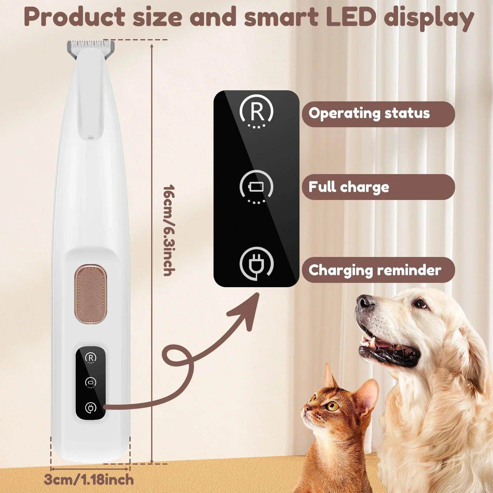 Dog Paw Trimmer with LED Light - My Store