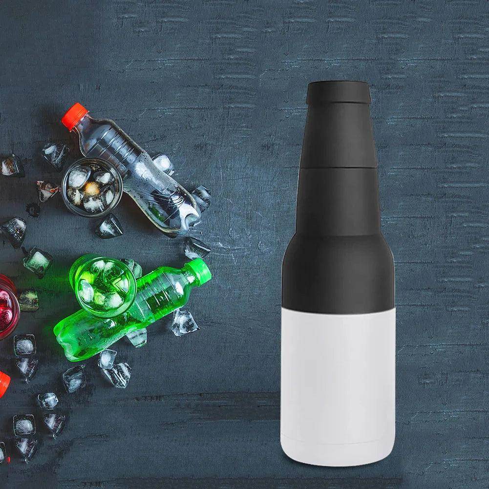 Double-Walled Can Cooler with Opener – 12 oz Insulated Beverage Holder - My Store