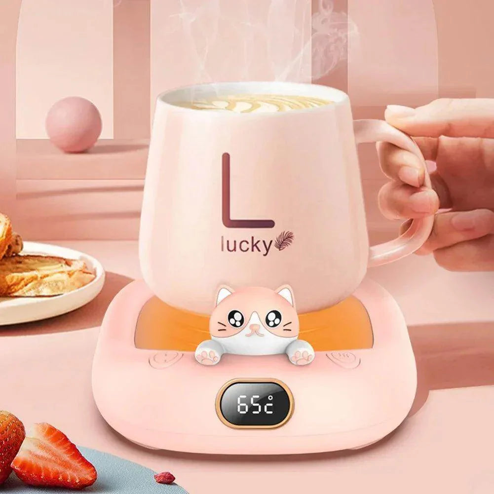 Mini Cat-Shaped Smart Cup Warmer - My Store