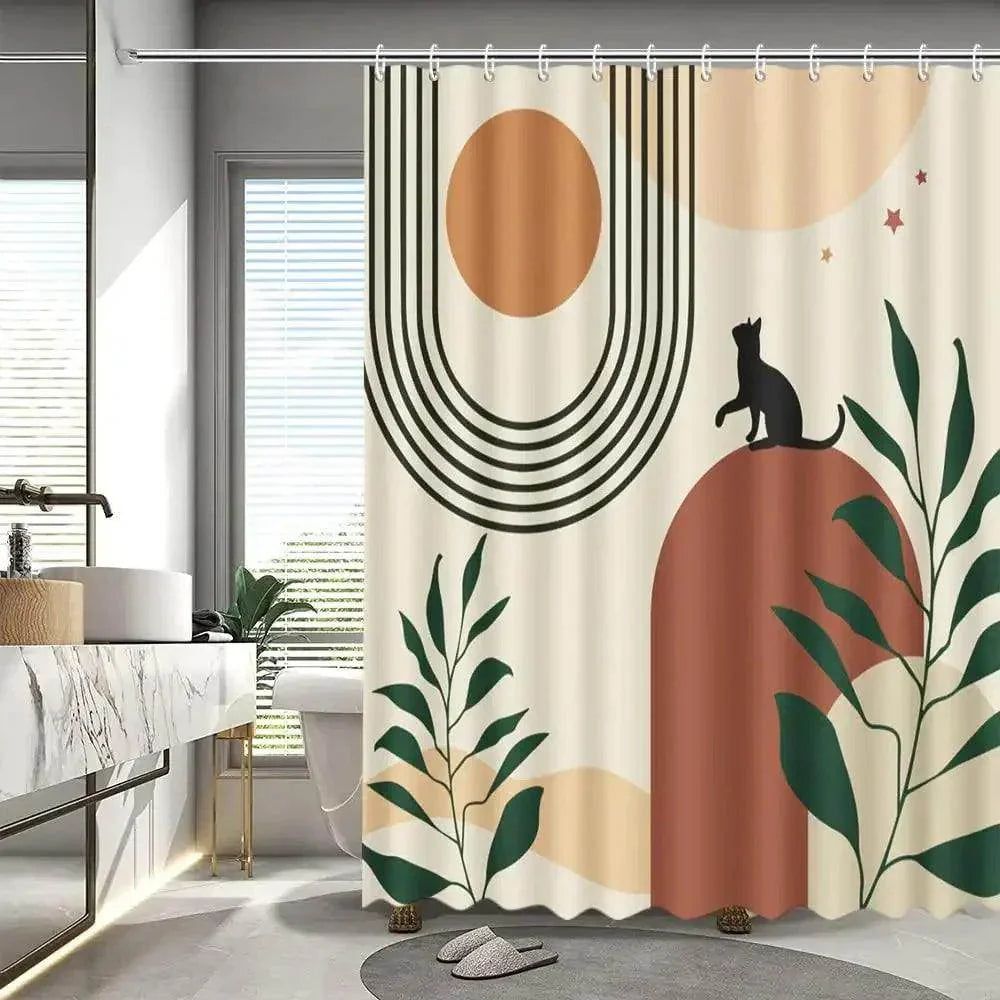 Bohemian Geometric Shower Curtain - My Store