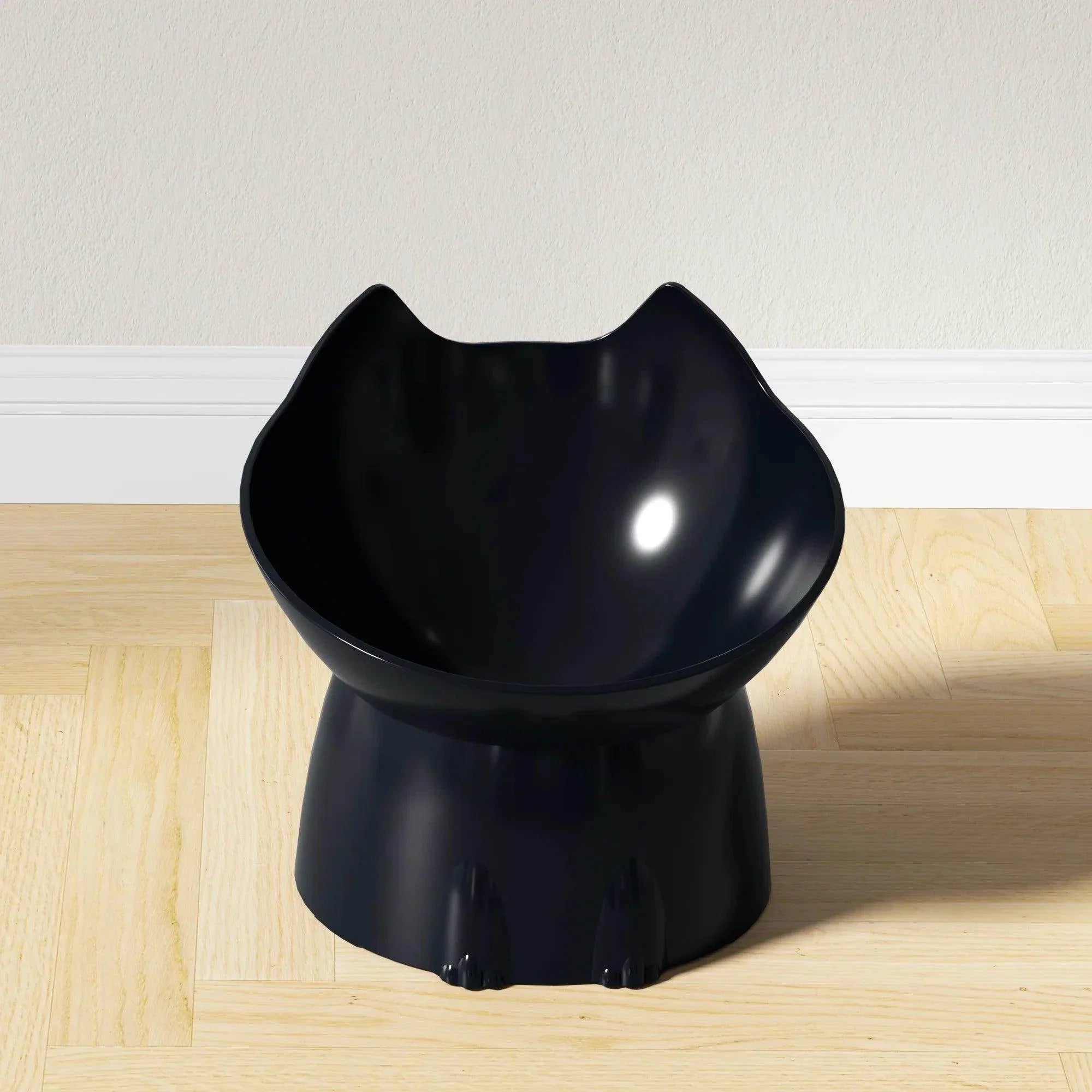 Elevated Cat Bowl with Tilted Edge - My Store