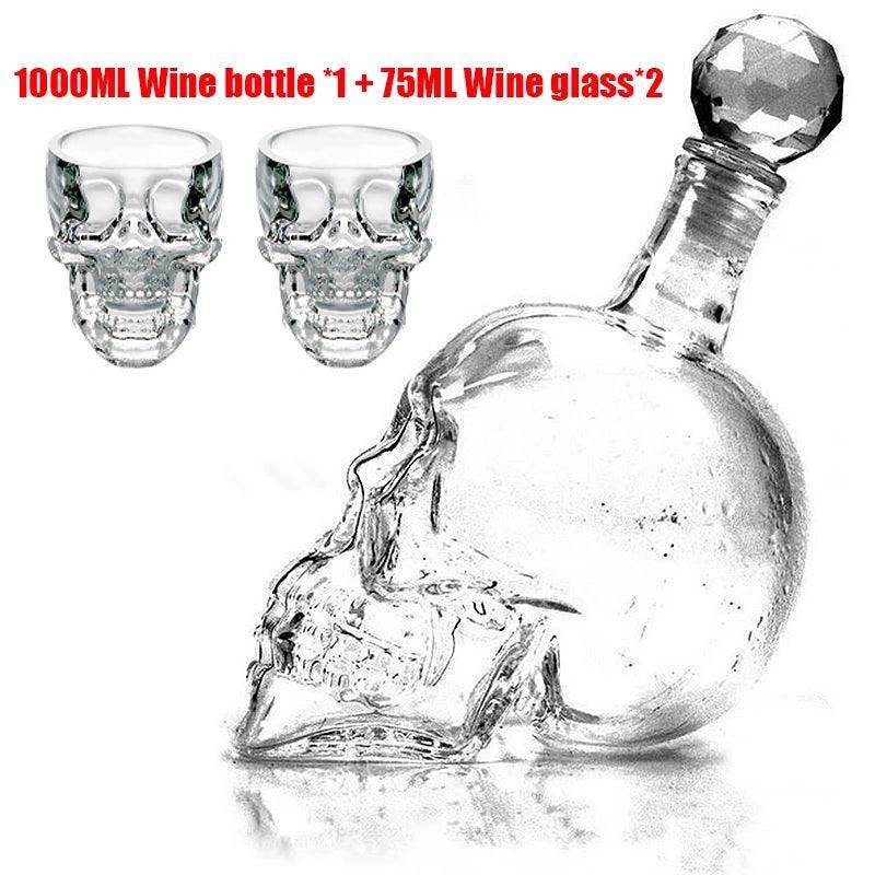 High-End Creative Skull Glass Bottle - My Store