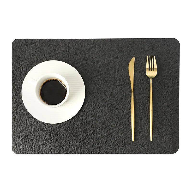 Double-Layer Leather Placemat - My Store