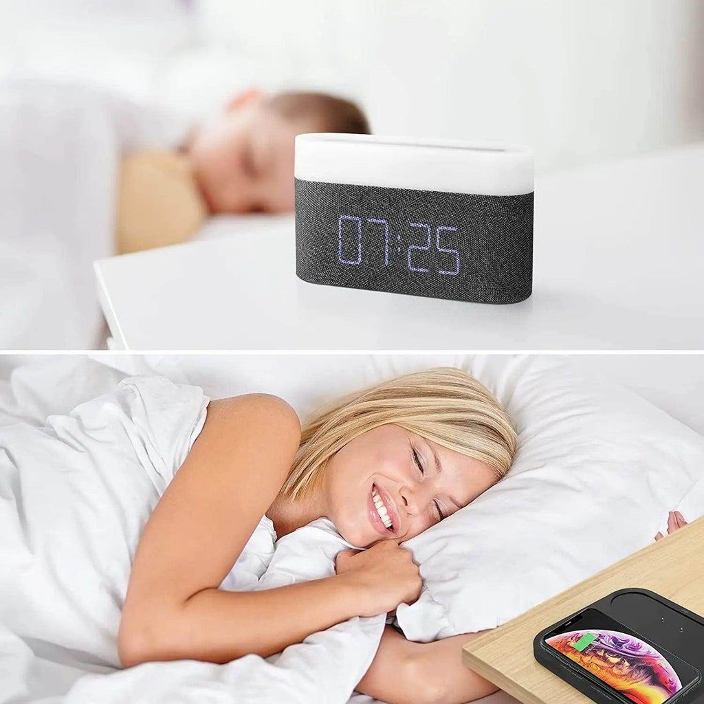 Upgraded 15W Fast Wireless Charging Lamp with Digital Alarm Clock - My Store