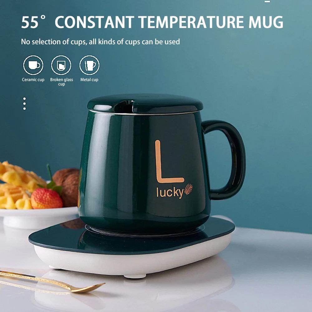 55° Ceramic Coffee Mug with Smart Heating Coaster - My Store