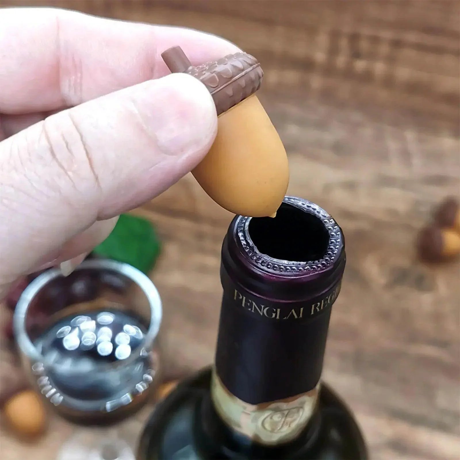 Creative Acorn Shape Wine Stopper - My Store