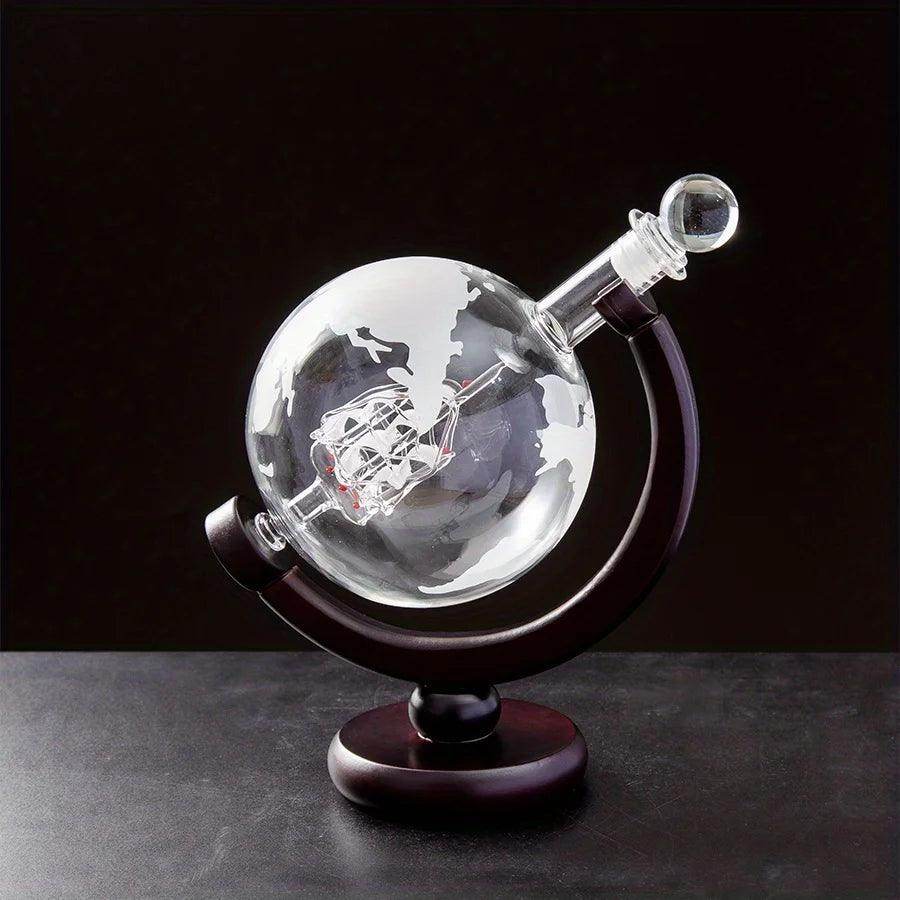 900ML Creative Globe Decanter Set with Lead-free Carafe - My Store
