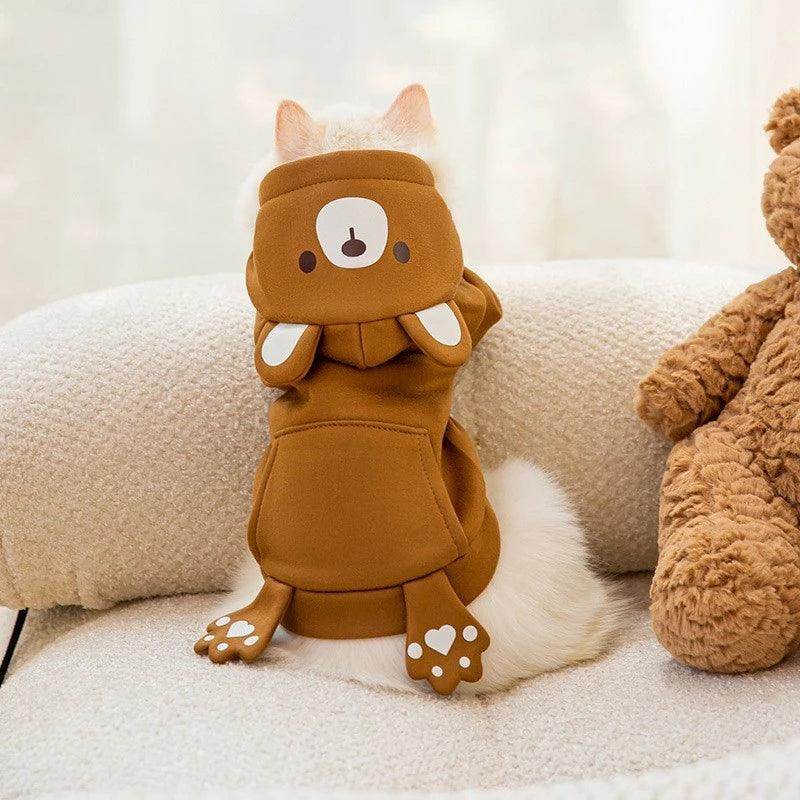 Autumn Winter Pet Cat Sweatshirt - My Store