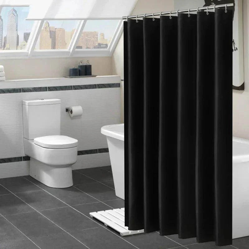 Modern Black Shower Curtains Waterproof - My Store