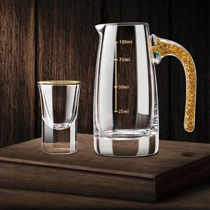 6pcs Gold Foil Color Spirits Cups - My Store