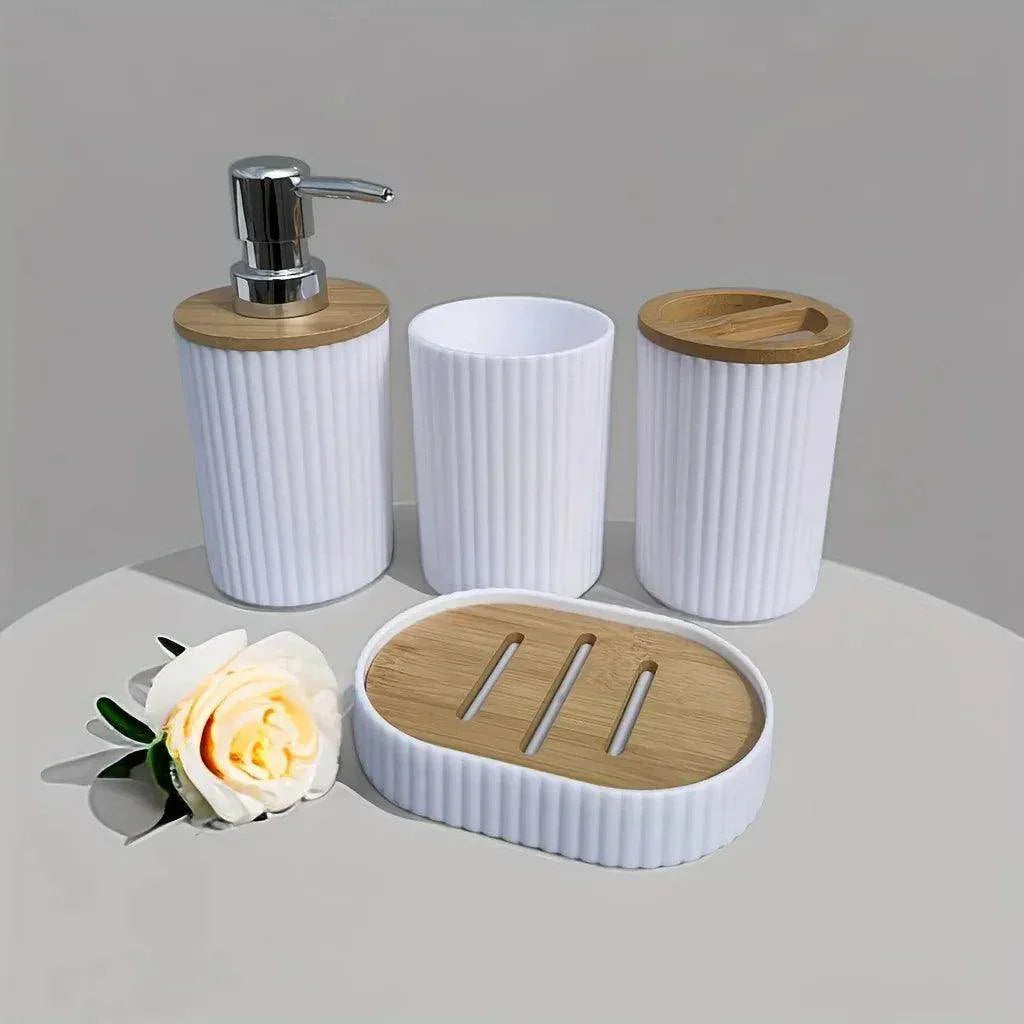 4-Piece Bathroom Accessories Set - My Store