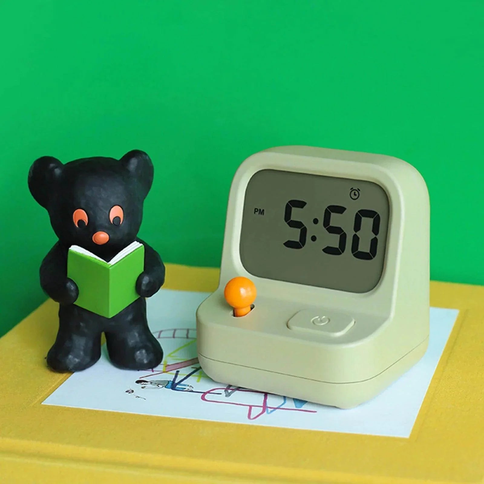 Cartoon Silent Digital Alarm Clock - My Store