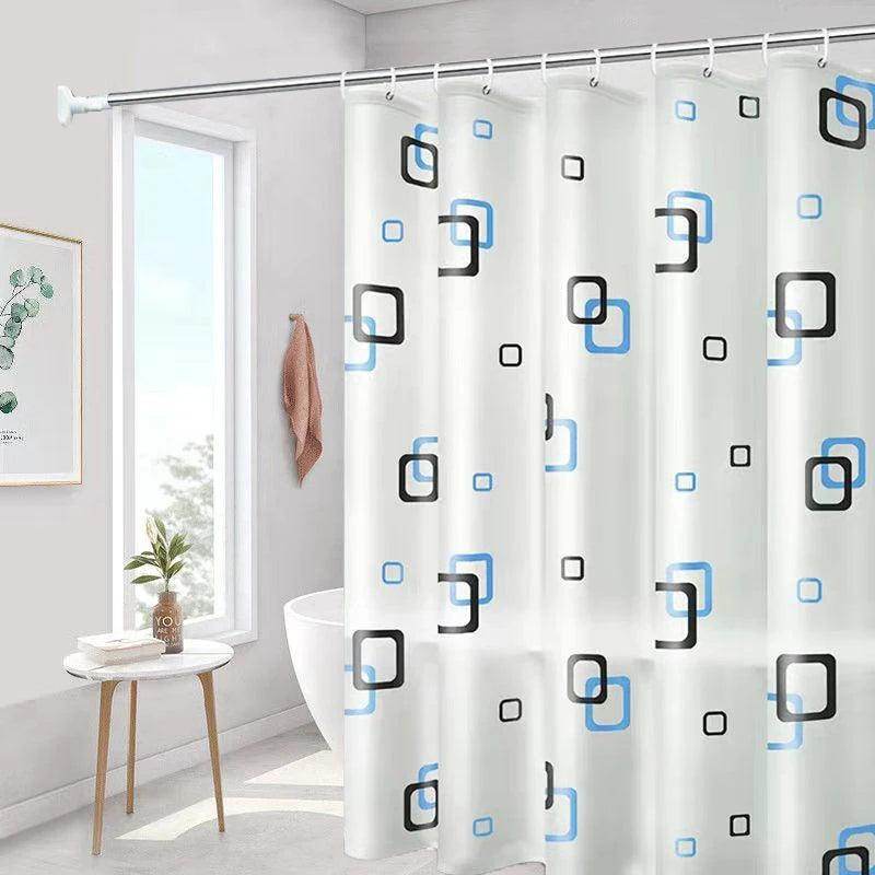 Thickened Waterproof Shower Curtain with Partition - My Store