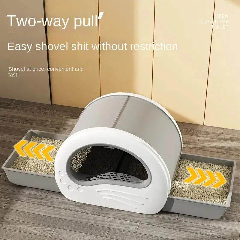 Fully Enclosed Drawer Type Cat Litter Box - My Store