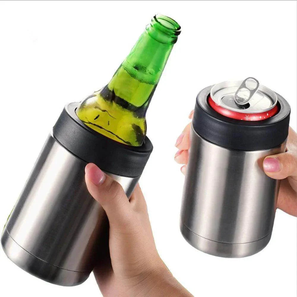 Stainless Steel Beer & Can Cooler with Opener - My Store