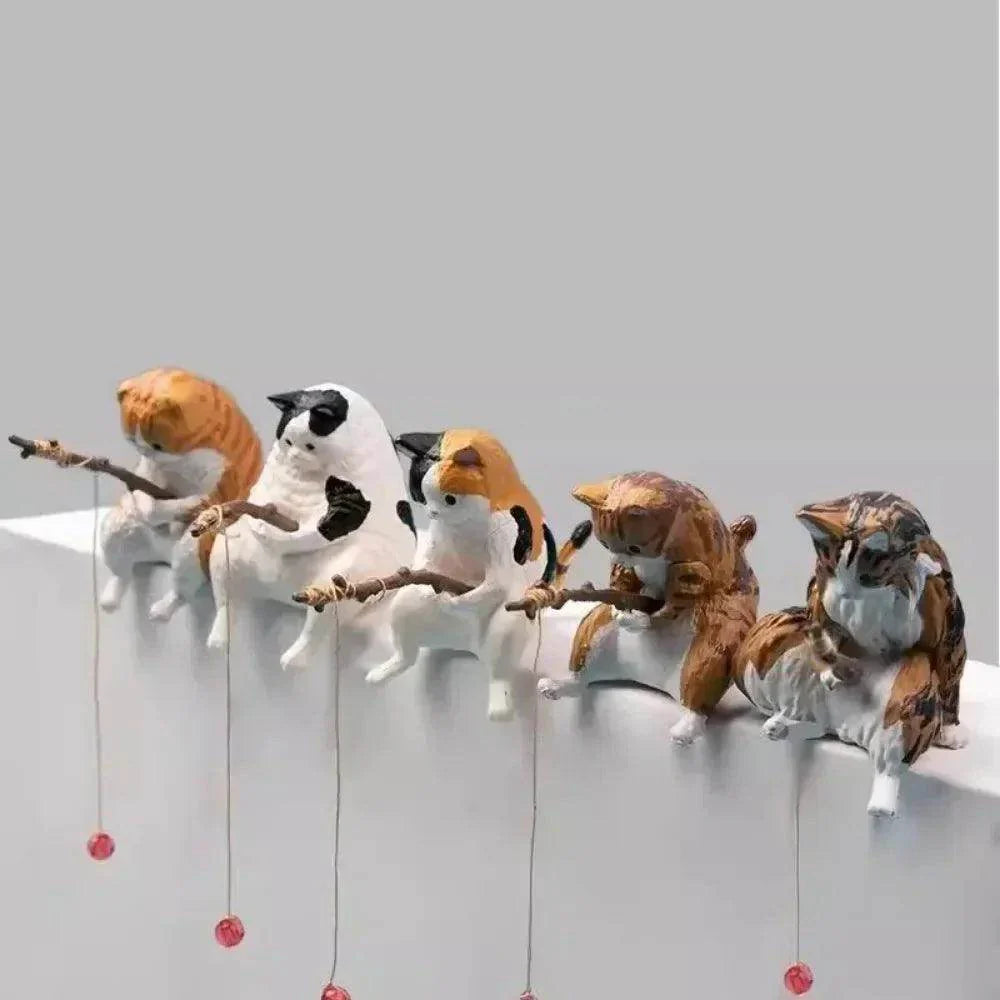 Fishing Cat Figurine Decoration - My Store