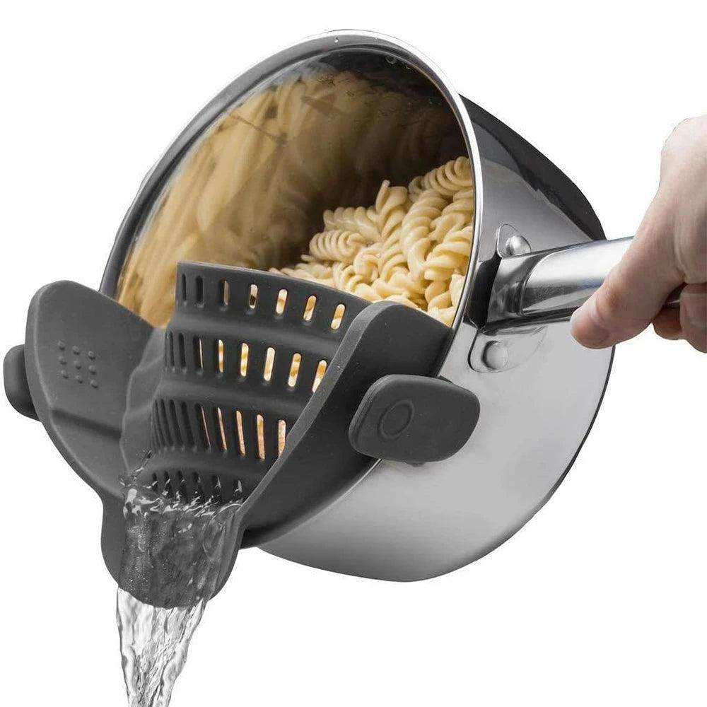 Silicone Clip-On Kitchen Strainer - My Store