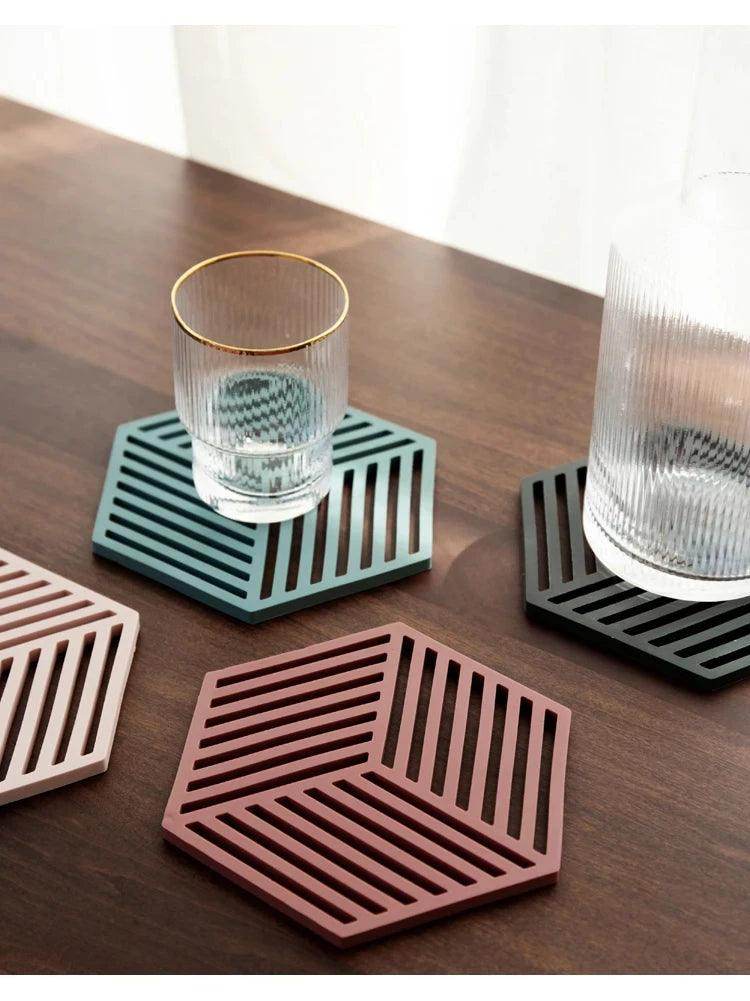 Hexagon Rubber Insulation Mats - My Store