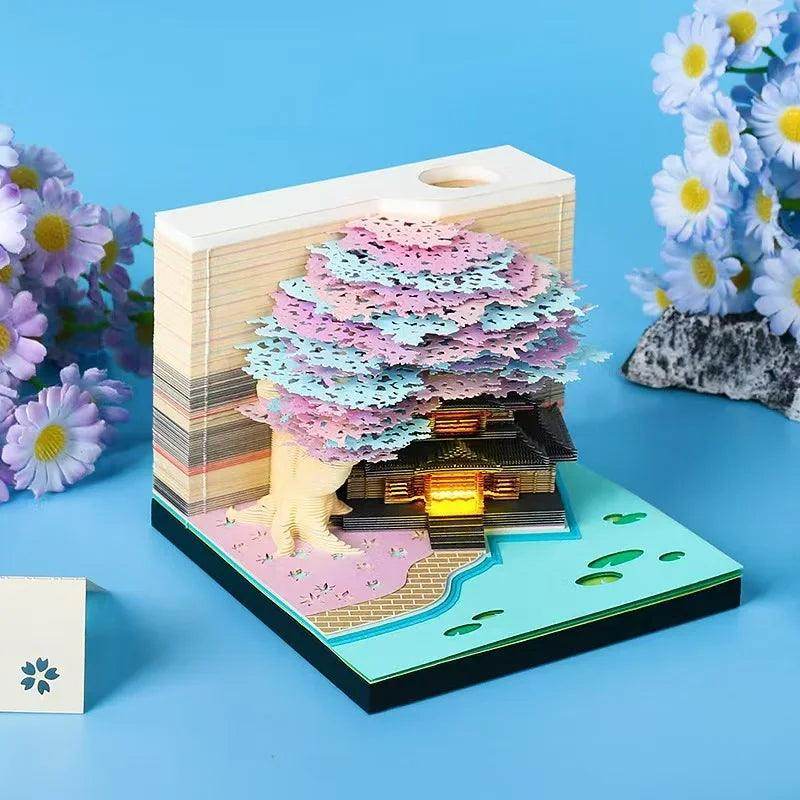 Mystical 3D Desk Calendar Pop-Up Castle - My Store