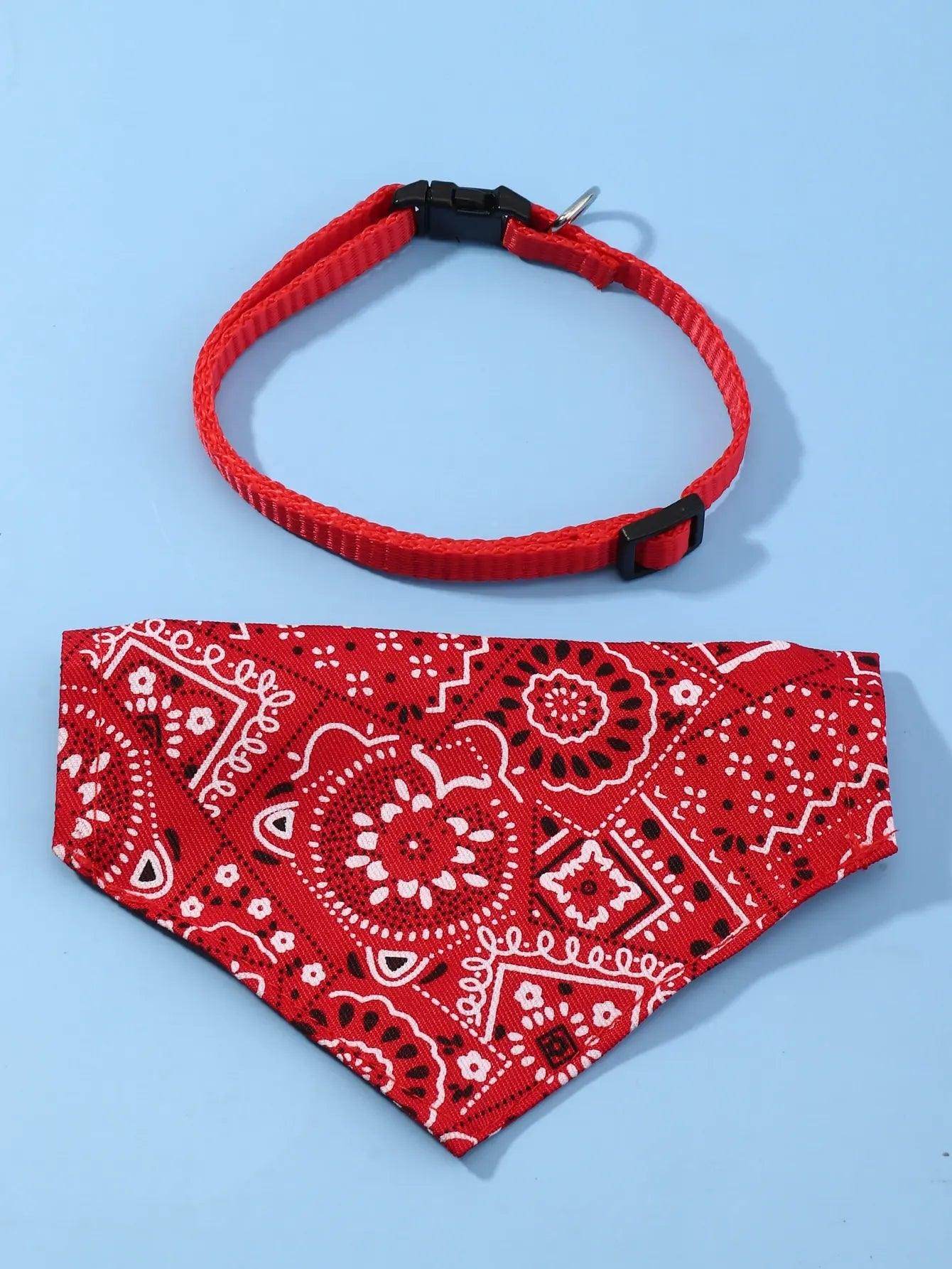 Pet Dog Cat Collar Bandana Bibs - My Store