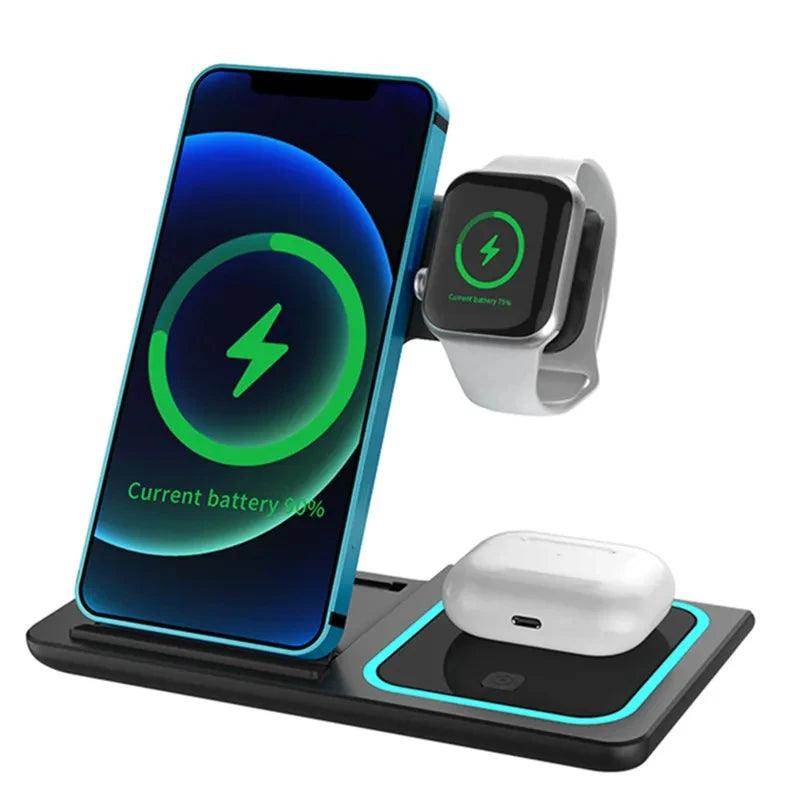 3-in-1 Foldable Wireless Charging Stand - My Store