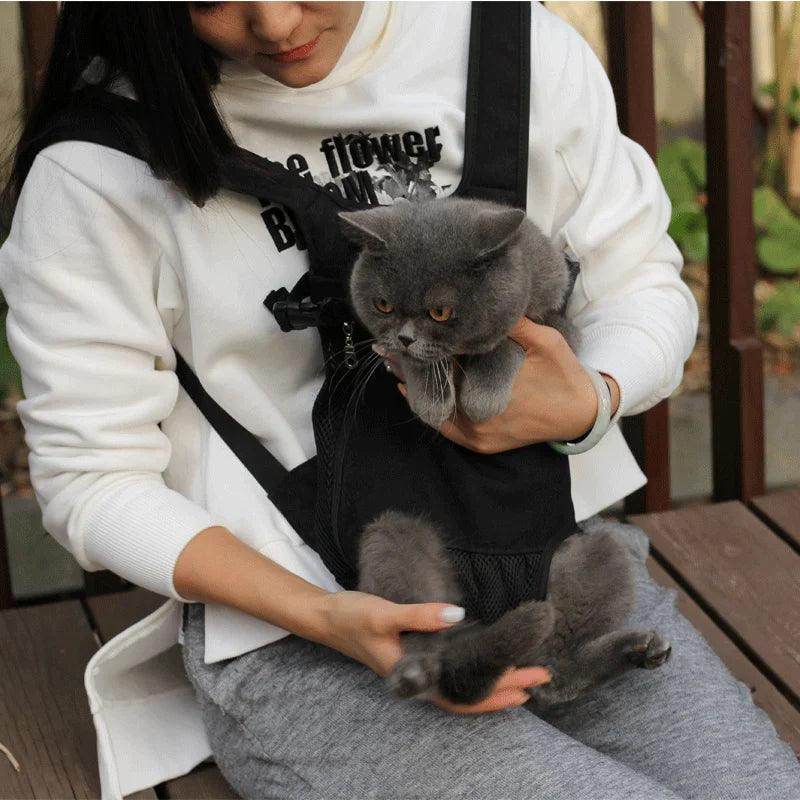 Adjustable Double-Shoulder Pet Carrier Backpack - My Store
