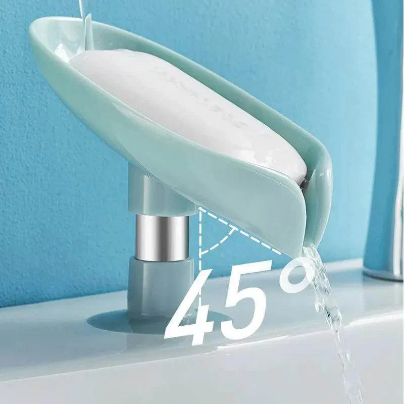 Leaf-Shaped Soap Holder with Drainage (2pcs) - My Store