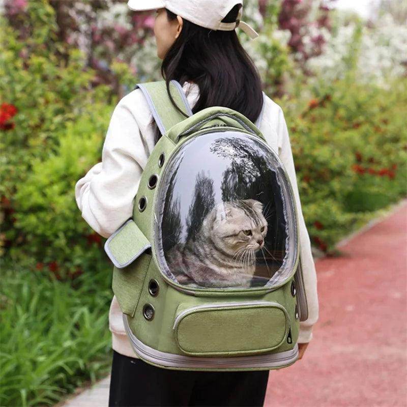 Transparent Breathable Pet Carrier Backpack - My Store