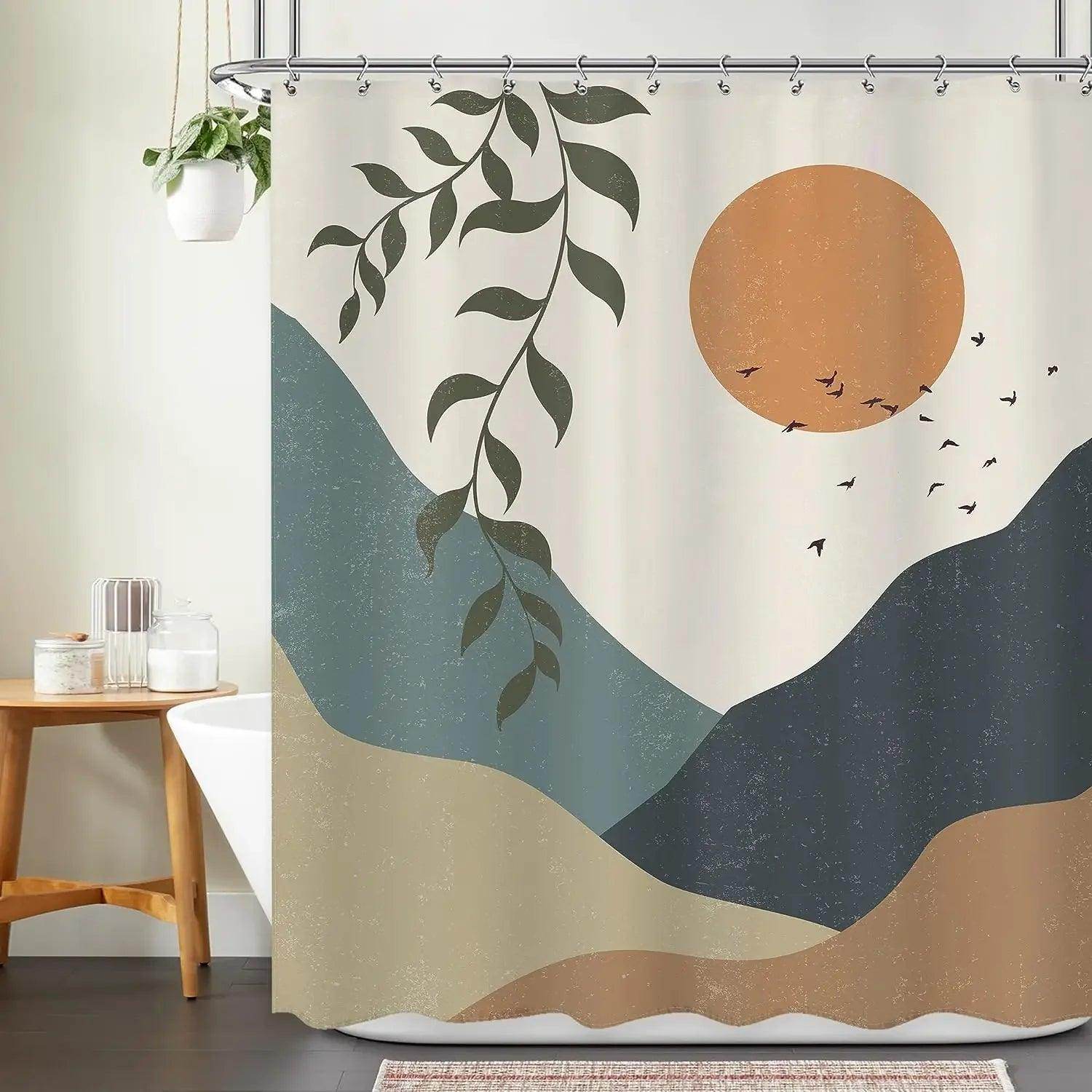 Bohemian Geometric Shower Curtain - My Store