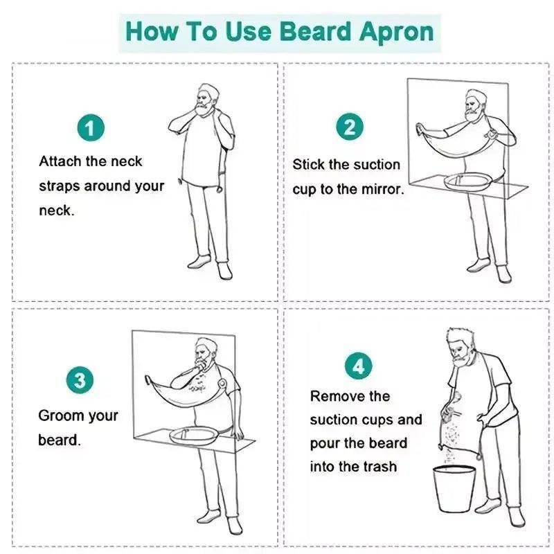 Men's Beard Shaving Apron - My Store