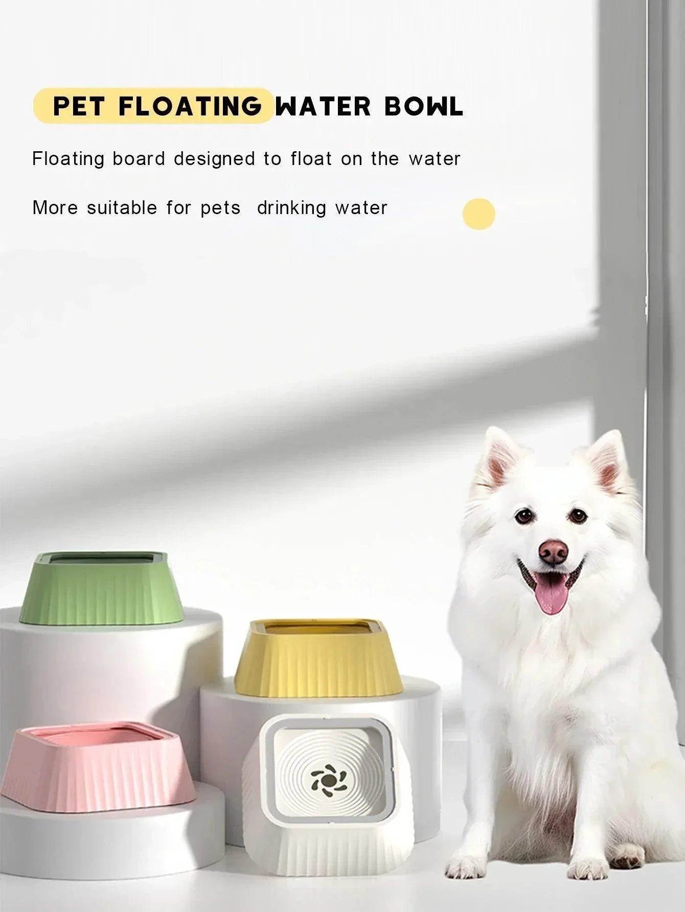 Pet Water Fountain with Floating Plates - My Store