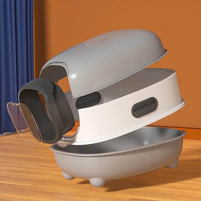 Closed Cat Litter Box, Foldable Design - My Store