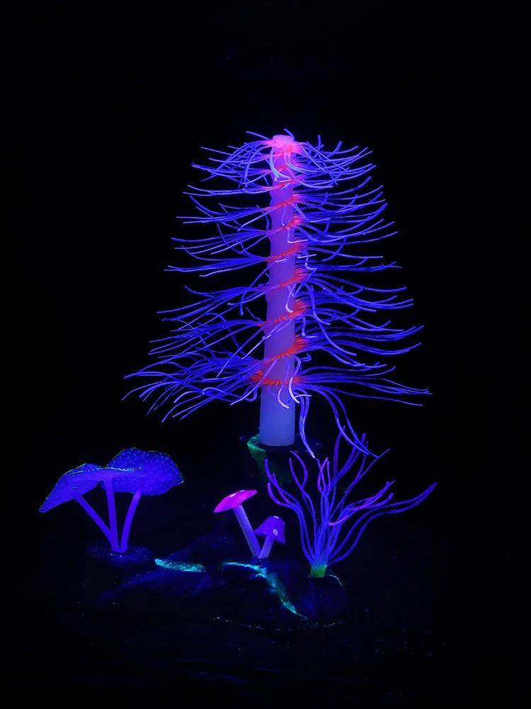 Glowing Coral Branch Aquarium Decor - My Store