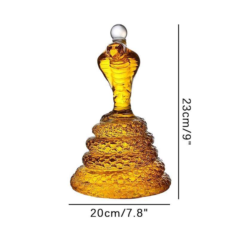 Snake-Shaped 500ml Whiskey Decanter - My Store