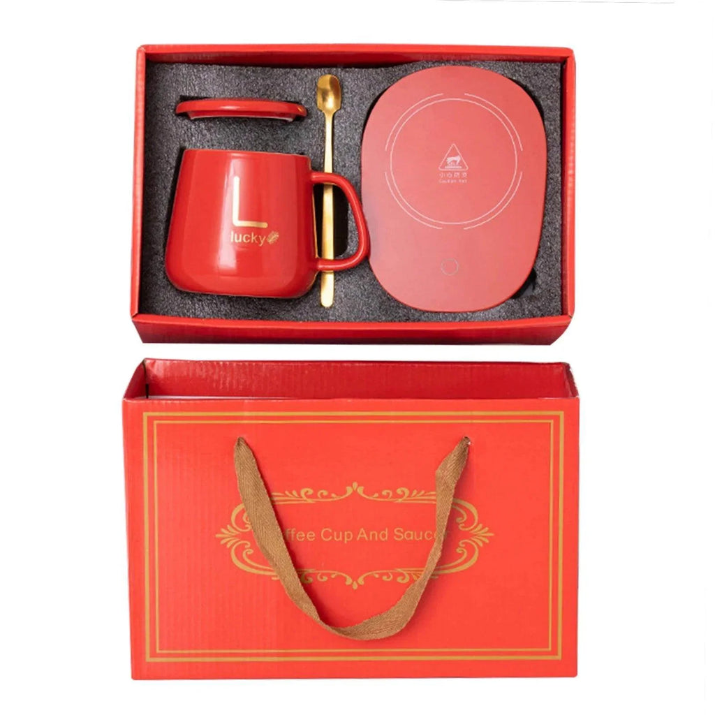 55° Ceramic Coffee Mug with Smart Heating Coaster - My Store
