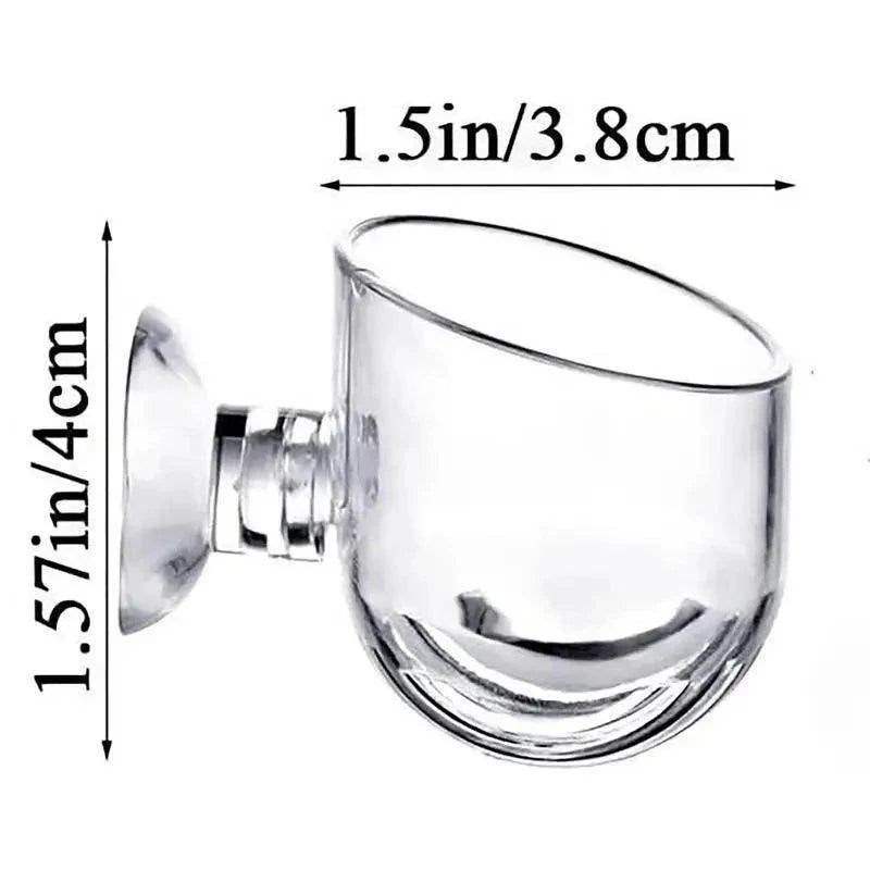 Acrylic Aquatic Plant Cup with Suction Holder - My Store